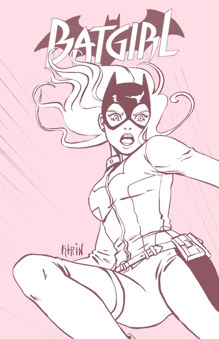 Inks of my #Batgirl fanfic. Very Inspired for #BatgirlBurnside @DCComics @babsdraws @cameronMstewart 