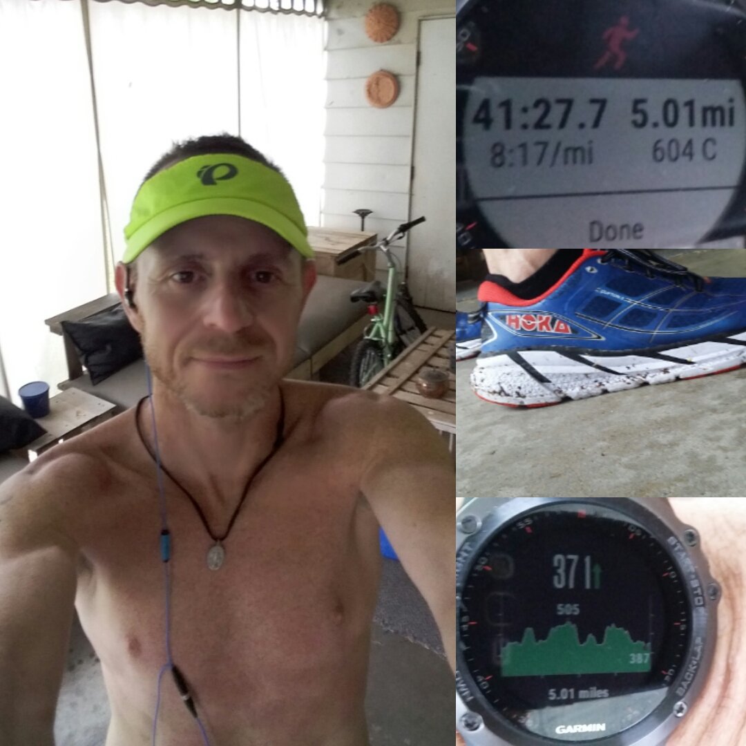 duboisrunner24's tweet photo. Nothin beats a good rain run! @gotailwind  for fuel @Feetures  to avoid blisters @HOKAONEONE  to float on air https://t.co/vlamau9GJD