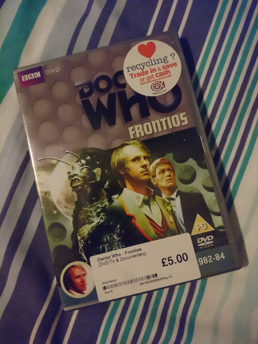 MatthewRimmer's tweet image. And I bought #Frontios en route. #DoctorWho