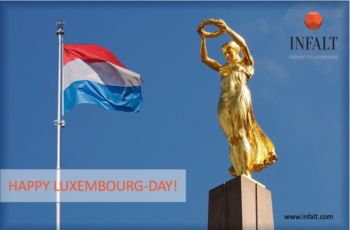 INFALT_'s tweet photo. Let's #celebrate National Day in #INFALT's country of origin. 🇱🇺️
🍾 #GrandDuke #Crémant #GrandDuchyofLuxembourg #thegoldenlady #wavinflag https://t.co/qisZBnacud