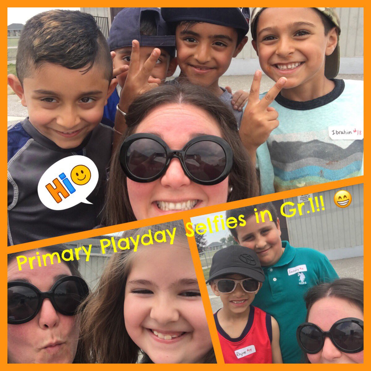 nicole_marieSC's tweet photo. Having a blast at our Primary Playday! Selfies time with my Gr.1's!! 😎#primaryplayday #cheese #selfies #teacherlife @talbot_trailps https://t.co/n1TaBOn9pZ