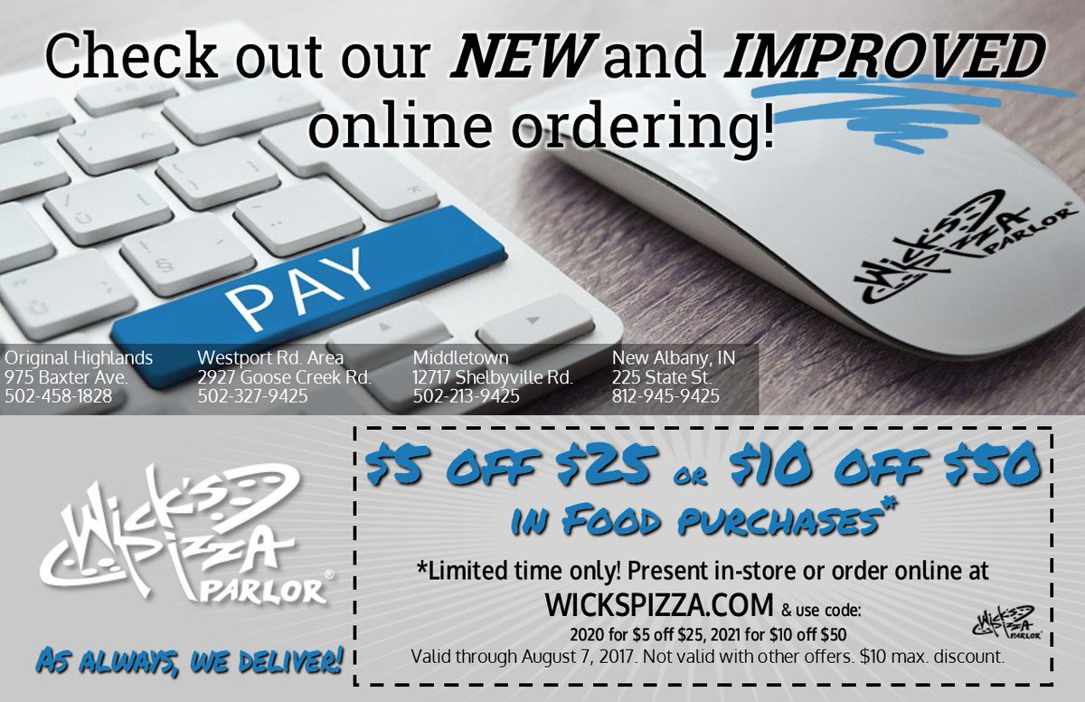 Wick's Pizza (wickspizza) Twitter