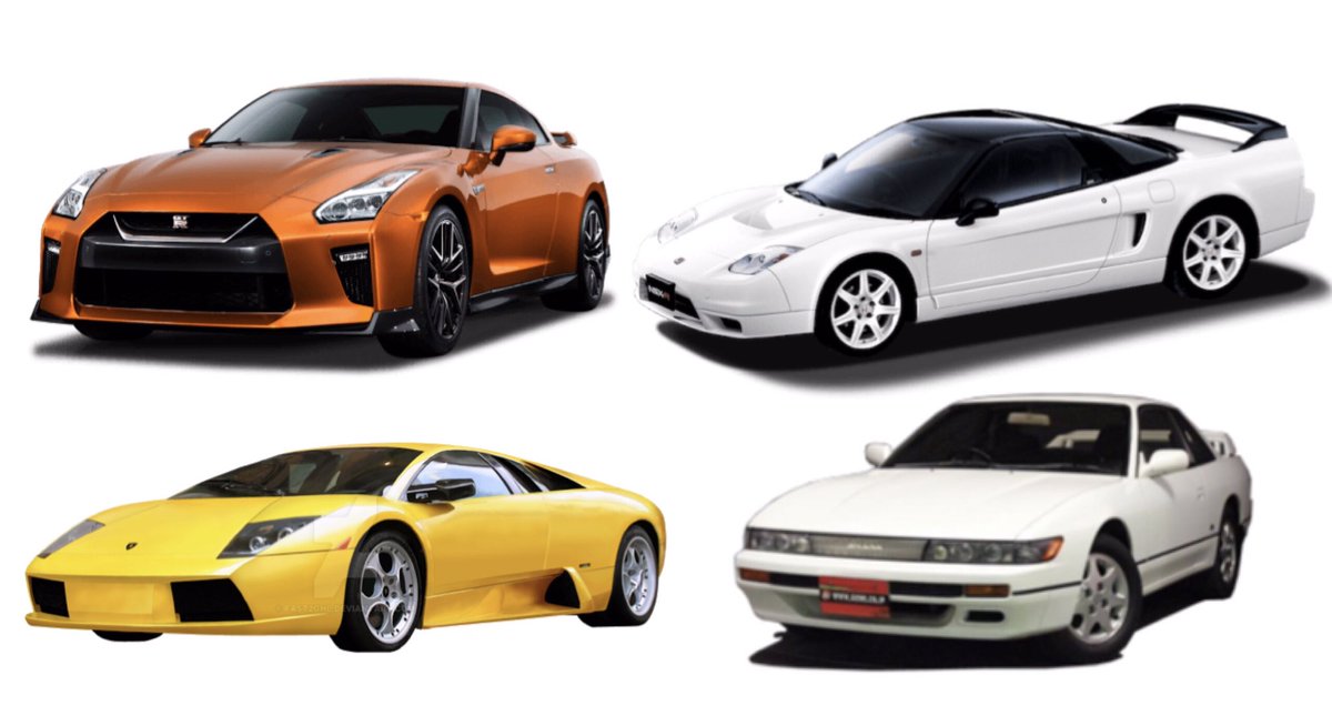 𝗭𝗲𝗥𝟬玖瑠珠﨑 𝐑𝟎𝐒𝐄百龍零 Pa Twitter 来月の湾岸のアプデで追加される2車種ってシルエットだけだとこの4台っぽいんだよね まだわからんけどどれが追加されるのか気になる 湾岸ミッドナイト5dxp 湾岸ミッドナイト5dxプラス 湾岸マキシ5dxp