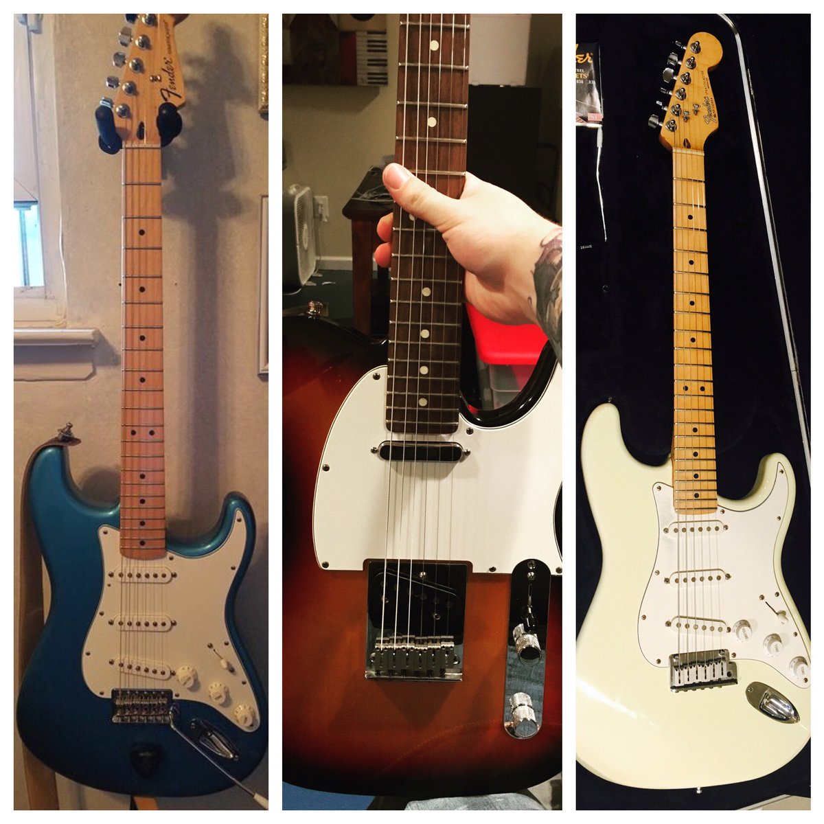 cskiseng's tweet image. #fender #guitar #obsession