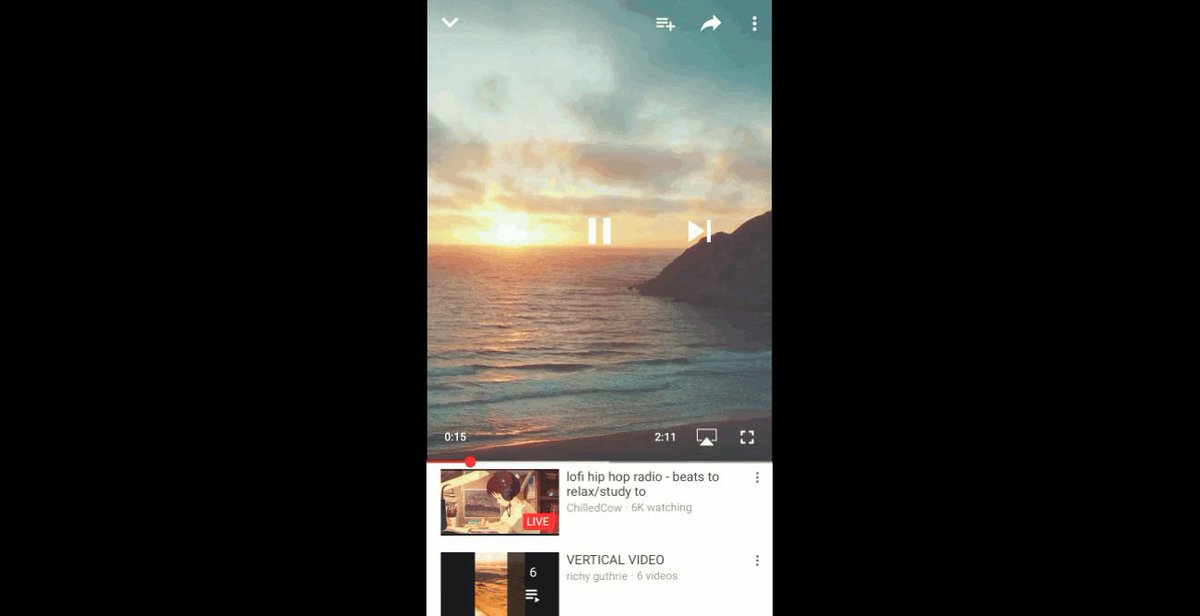 stevekrohn's tweet image. YouTube will finally display vertical video properly (yay?) thenextweb.com/apps/2017/06/2…