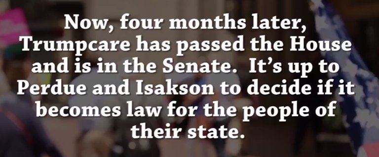 PermtrProgress's tweet image. A Petition from the Heart: Save our healthcare. youtu.be/P-Gq1Uy1a7M to @SenatorIsakson @sendavidperdue #gapol