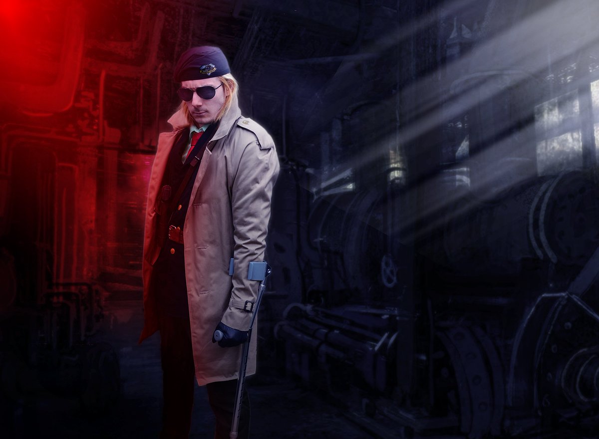 Greptyle's tweet photo. Miller #cosplay #cosplayer #metalgear #metalgearsolid #mgs #mgsv #metalgearsolidv #mgsvcosplay #kaz #miller #videogames #gaming https://t.co/zdbcMRBCZQ