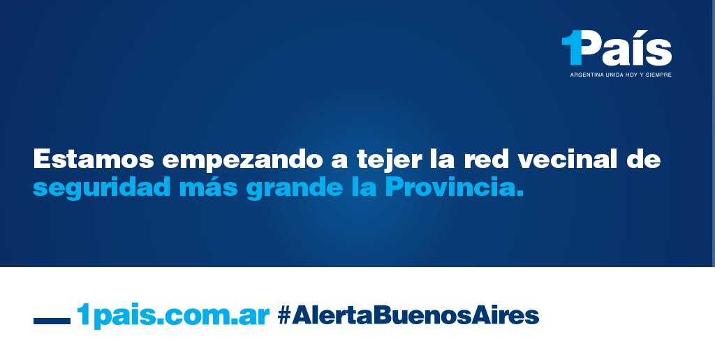 #AlertaBuenosAires es una plataforma tecnológica que integra los avisos por inseguridad que emiten los vecinos de los distintos barrios.