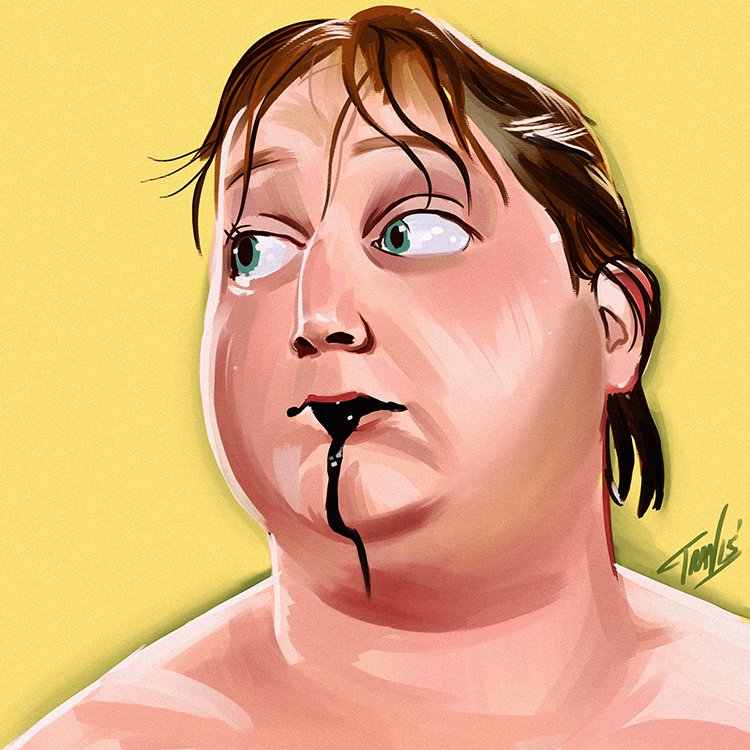 ibtrav's tweet photo. #TBT art (c. 2015) "Spearmint or fruit?"
#80s #peeweesbigadventure #art https://t.co/ipNOMoGsS3
