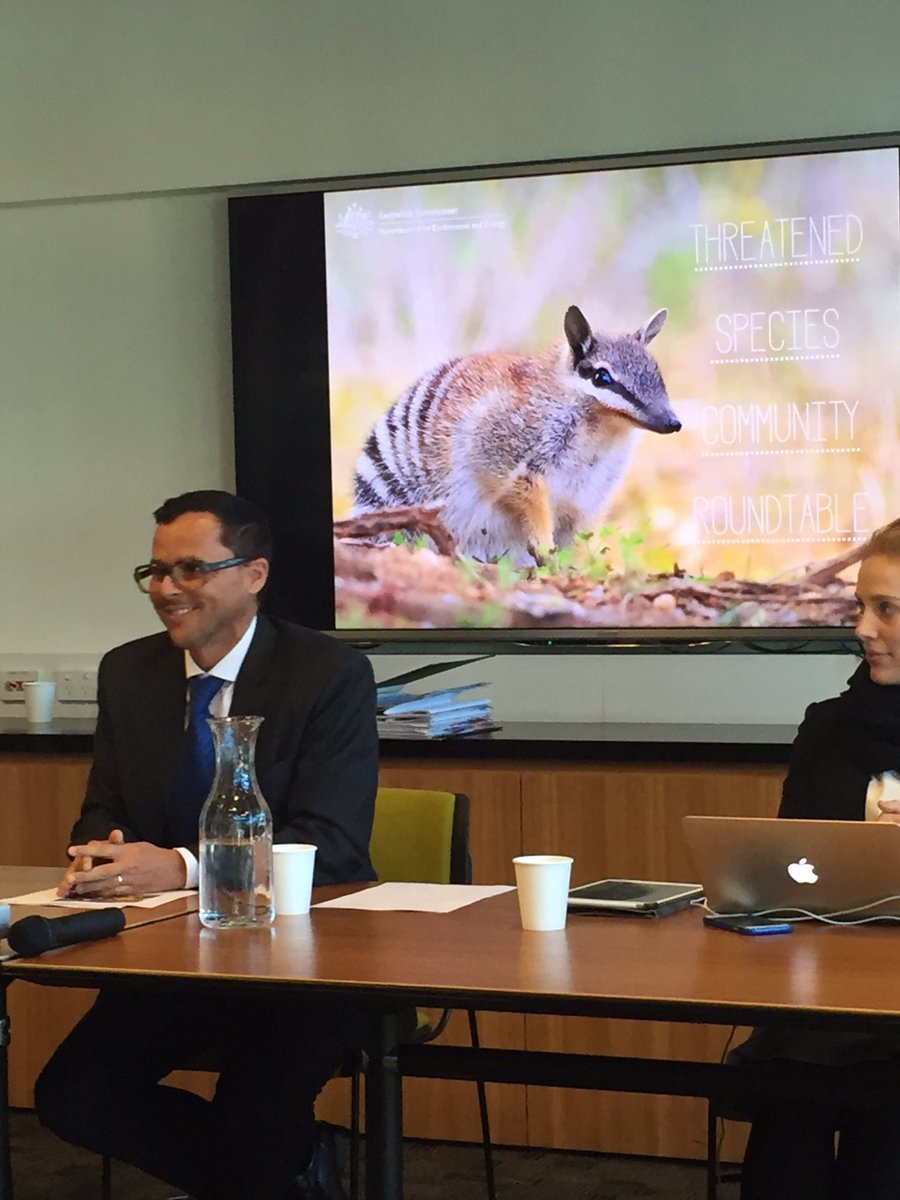 MattJGodson's tweet photo. I find the @TSCommissioner passion for our threatened species simply inspiring! Let's get it done! #SavingSpecies #TSRoundtable https://t.co/YRbi91tHXD