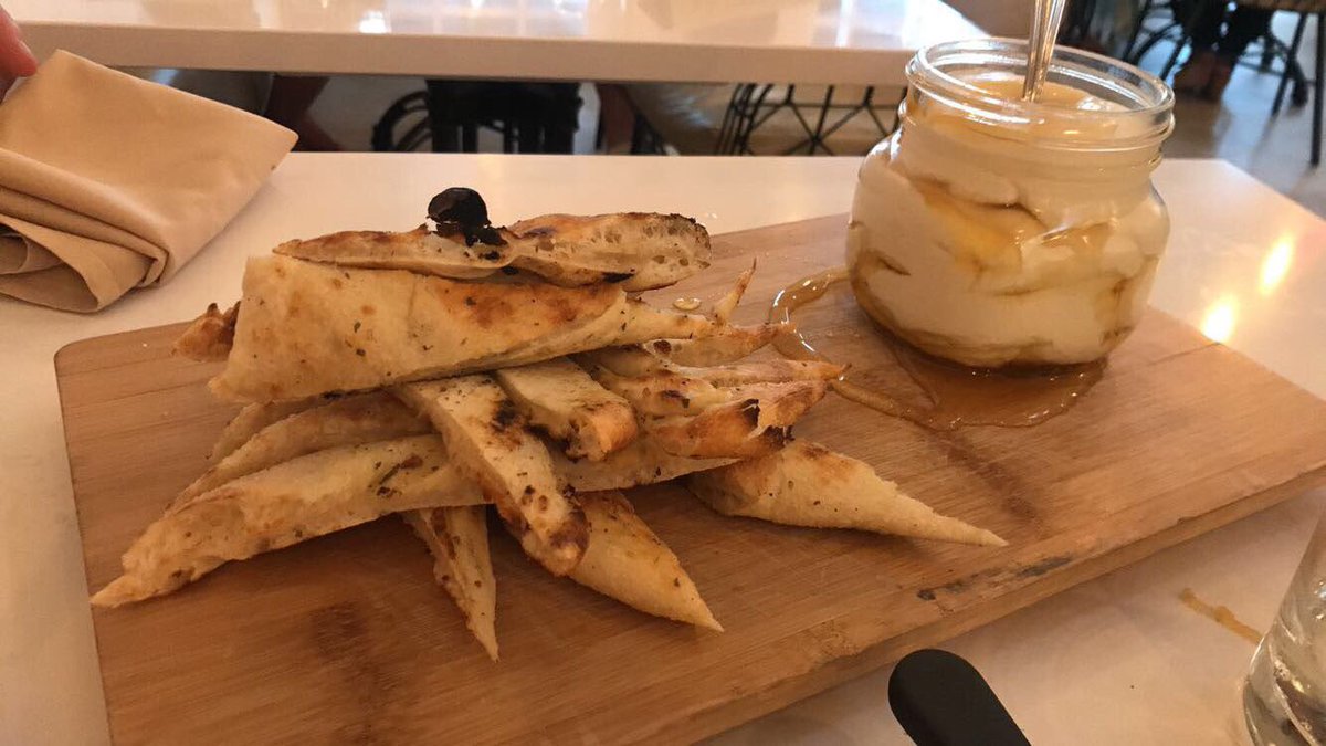 ThruTheBridle's tweet photo. #APPY
Hand-Whipped Ricotta with Honey and Charred Pizza Pointes...
#drooldrool https://t.co/Fdy1eN5M4R