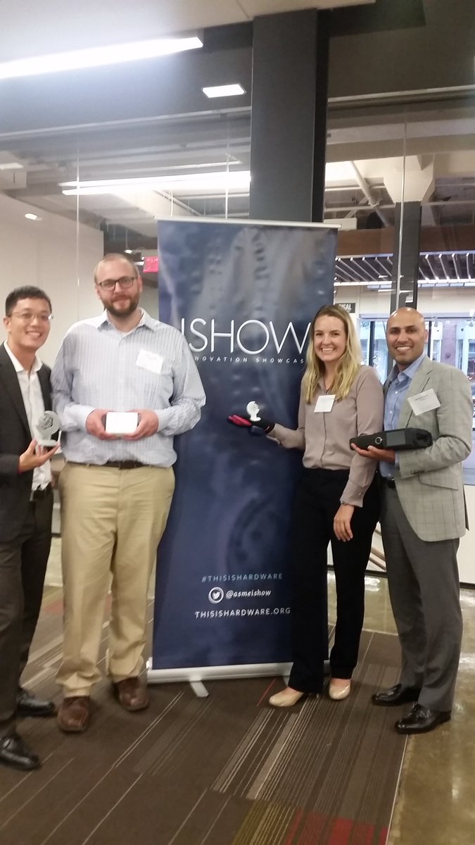 projectvive's tweet photo. Humbled to say we won $5,000!!! Thanks @ASMEishow for choosing Project Vive as one of your grand prize winners! #thisishardware #VozBox https://t.co/LXElCbjUfk
