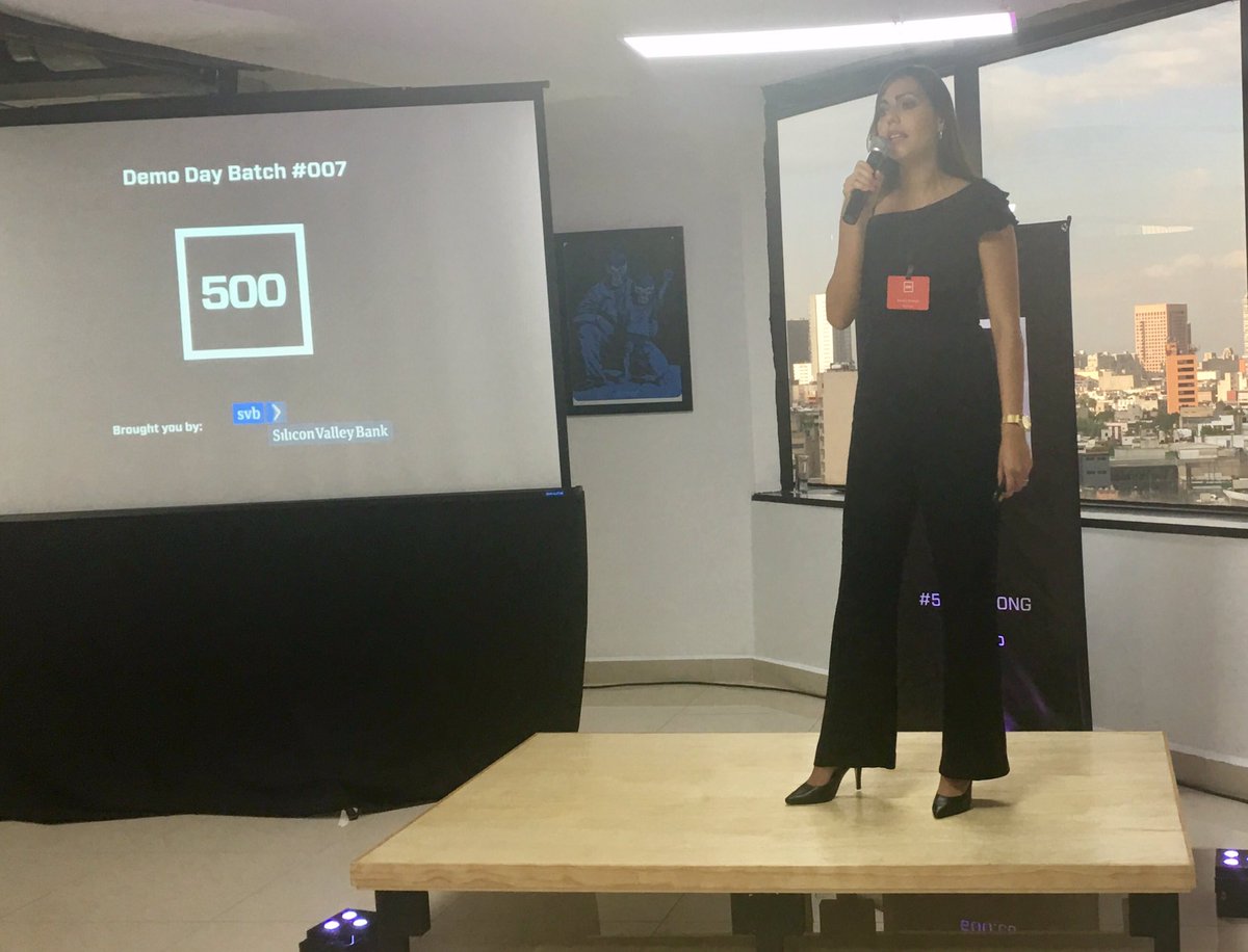 Awesome to see former @all_vp and @NUMA_mx team members build their own thing. Bravo <a href="/Katriaov/">Katria Oviedo</a> pitching tonight in <a href="/500LatAm/">500LatAm</a>!