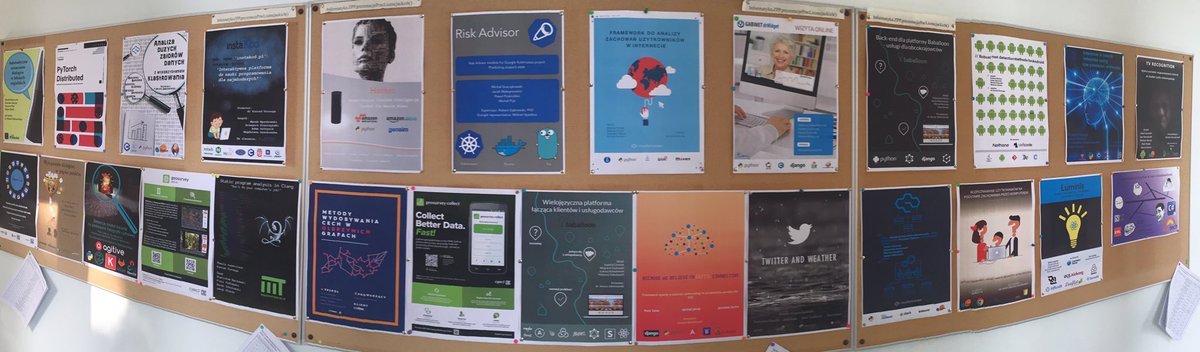 MichalMozdzonek's tweet image. Jak co roku na #MIMUW prezentacje projektów studentów (w tym moich) III roku INF (w ramach prac licencjackich #ZPP janusz.mimuw.edu.pl/dydaktyka/2016…