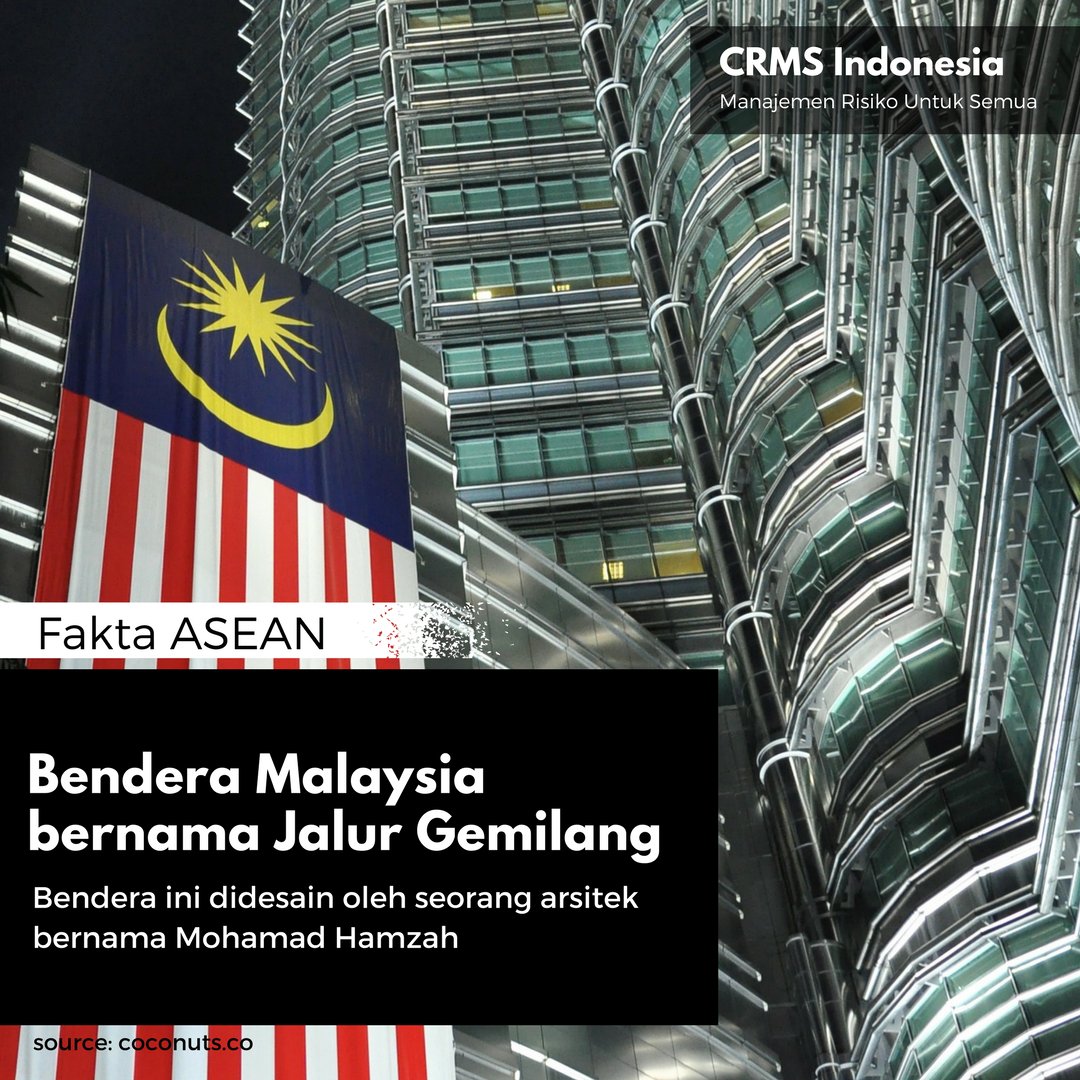 FaktaASEAN's tweet photo. Desain dari bendera #Malaysia adalah hasil dari voting terbanyak lomba desain bendera pada tahun 1963 #ASEAN https://t.co/8Sm9buHYWK