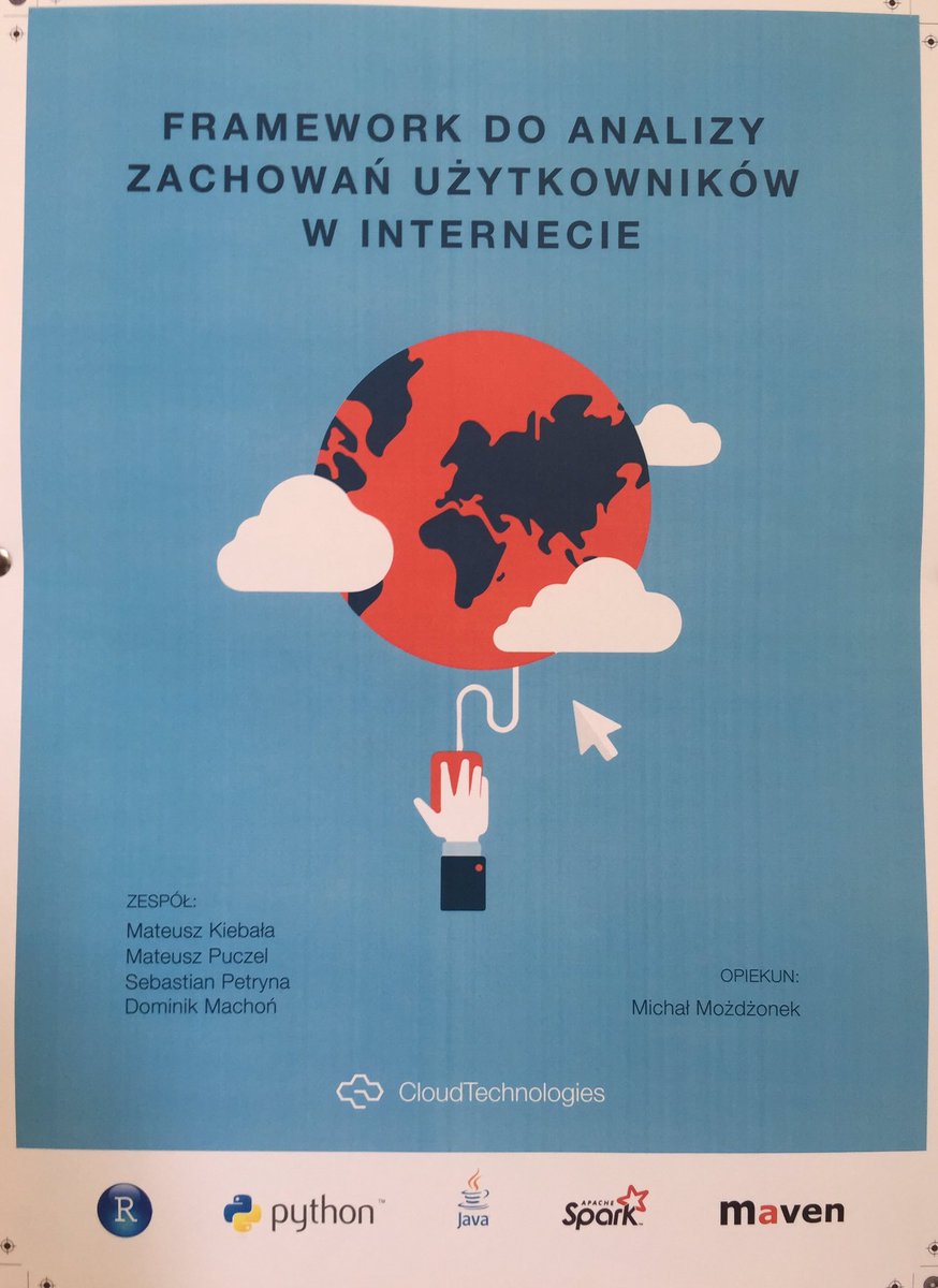 MichalMozdzonek's tweet image. Framework do analizy zachowań użytkowników w internecie z użyciem machine learningu #MIMUW #ZPP