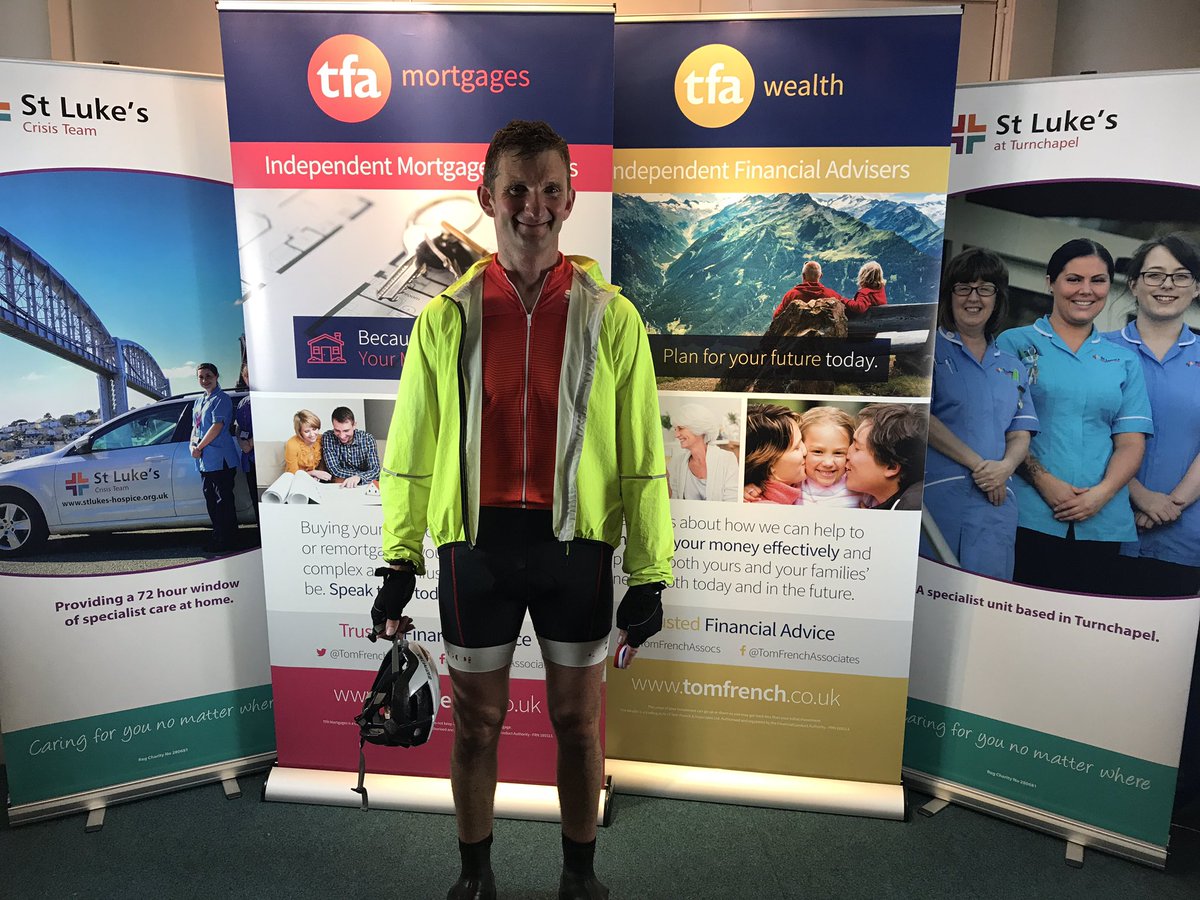 Moonlit riders completed <a href="/MoonlitCycle/">TFA Moonlit Cycle</a> by @TomFrenchAssocs in aid of <a href="/StLukesPlymouth/">St Luke's Hospice Plymouth</a>. Thanks guys