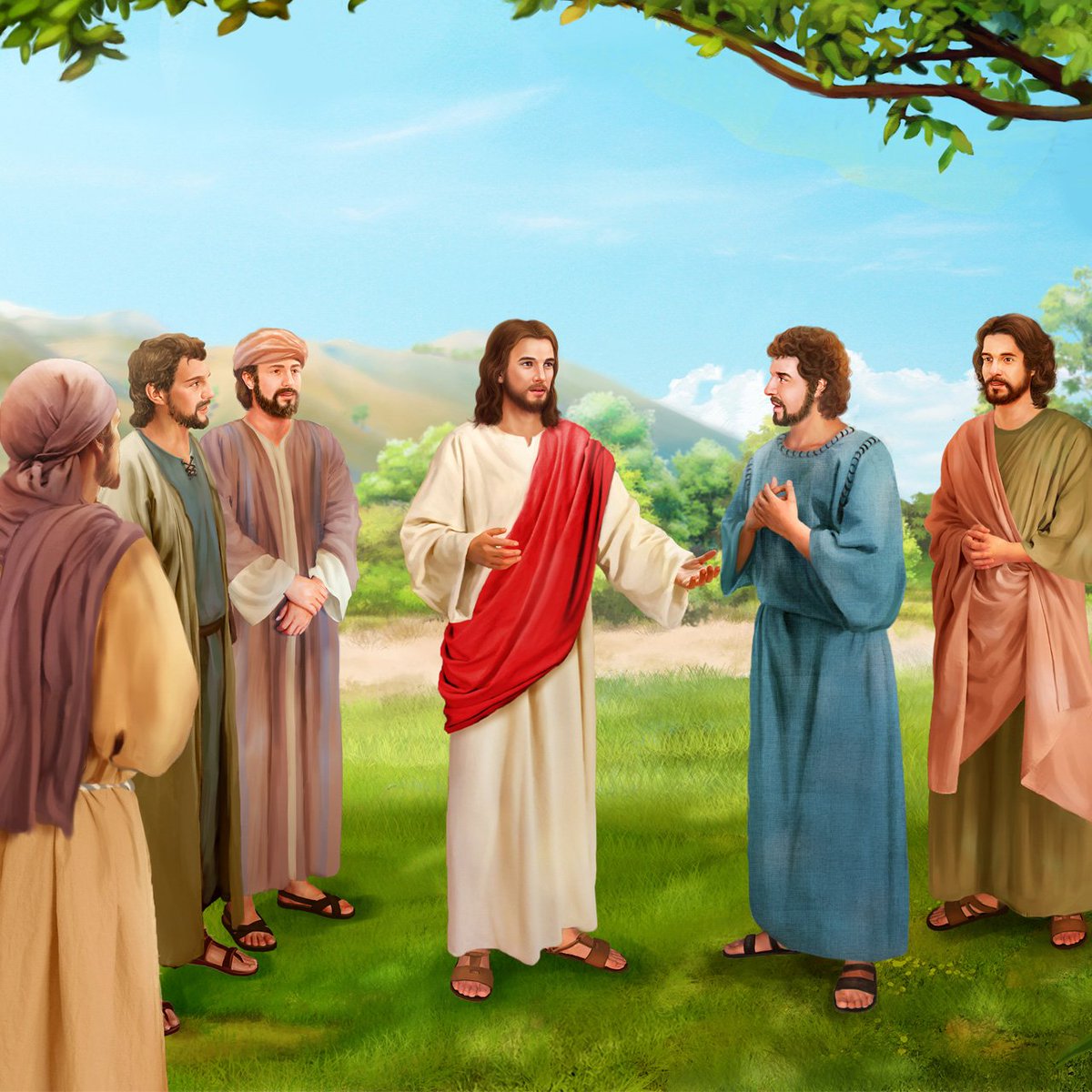 Иисус молится в гефсиманском саду. Пейзаж с христом и апостолами. Библия и христос. Иисус. Библия иисусов портал.