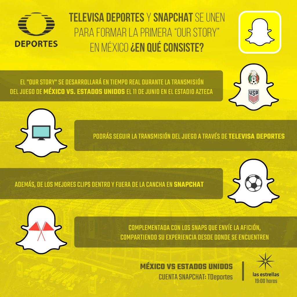 👻Nos unimos con <a href="/Snapchat/">Snapchat</a> para hacer historia👻
Vive una transmisión especial con #ElTriConLasEstrellas y demostremos que #ElFutbolEsNuestro