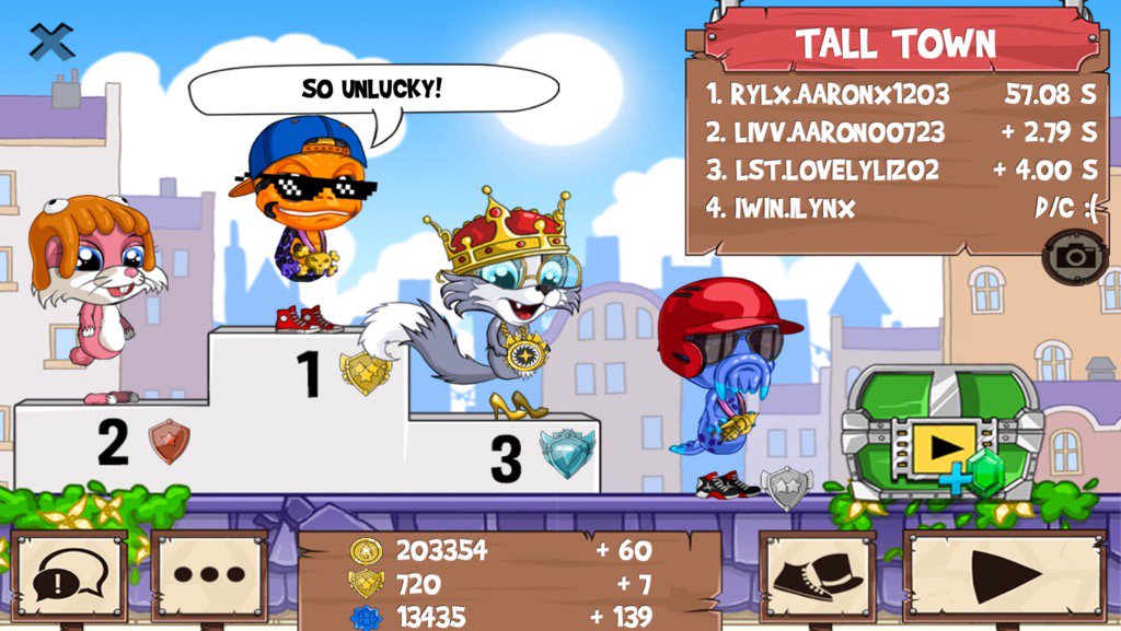 V1B3Z4DAYZ's tweet photo. All those guys just got washed #funrun2 #Aaron00723 #LovelyLiz02 #iLynx he quits bc he was going to lose lmao!! https://t.co/IGEaxH1BHE