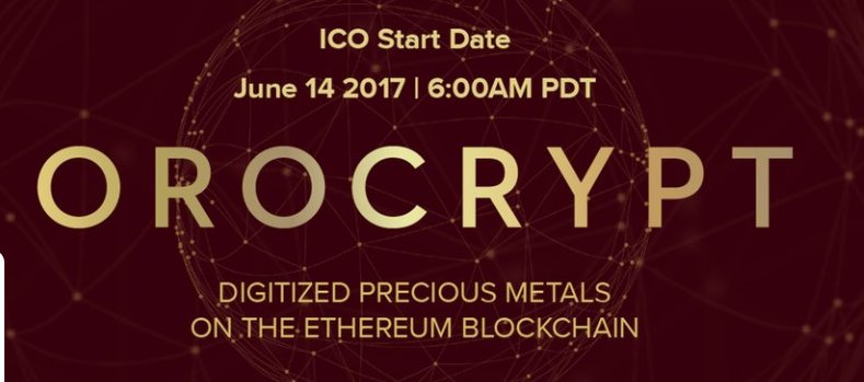 PromptCentralX's tweet photo. OROCRYPT - Digitized Precious metals on the #Ethereum #Blockchain #ICO JUNE 14 at 6am 
https://t.co/8K7Yoar1EV 
@orocrypt #OROCRYPT #Crypto https://t.co/WIYrQxaPDs