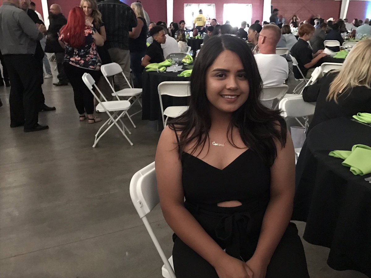 J0seQuintero's tweet photo. We also have Hesperia's @coreenaaa in attendance. #HDPreps https://t.co/YkJsyFGYNc