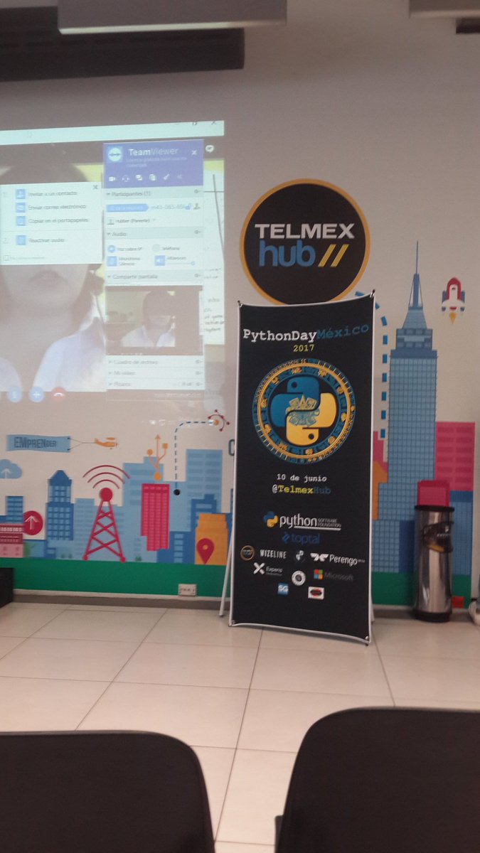 subcero000's tweet image. #PythonDayMx17