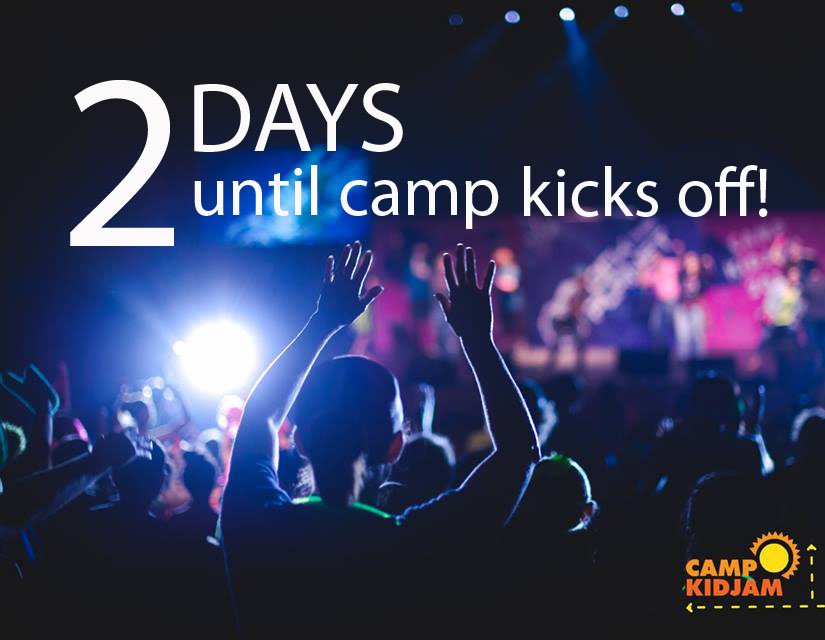 Raise your hands if you are EXCITED for Camp KidJam 2017 to start! 🙌🏼 We will see you guys soon! What state are you traveling to?! #liveloud