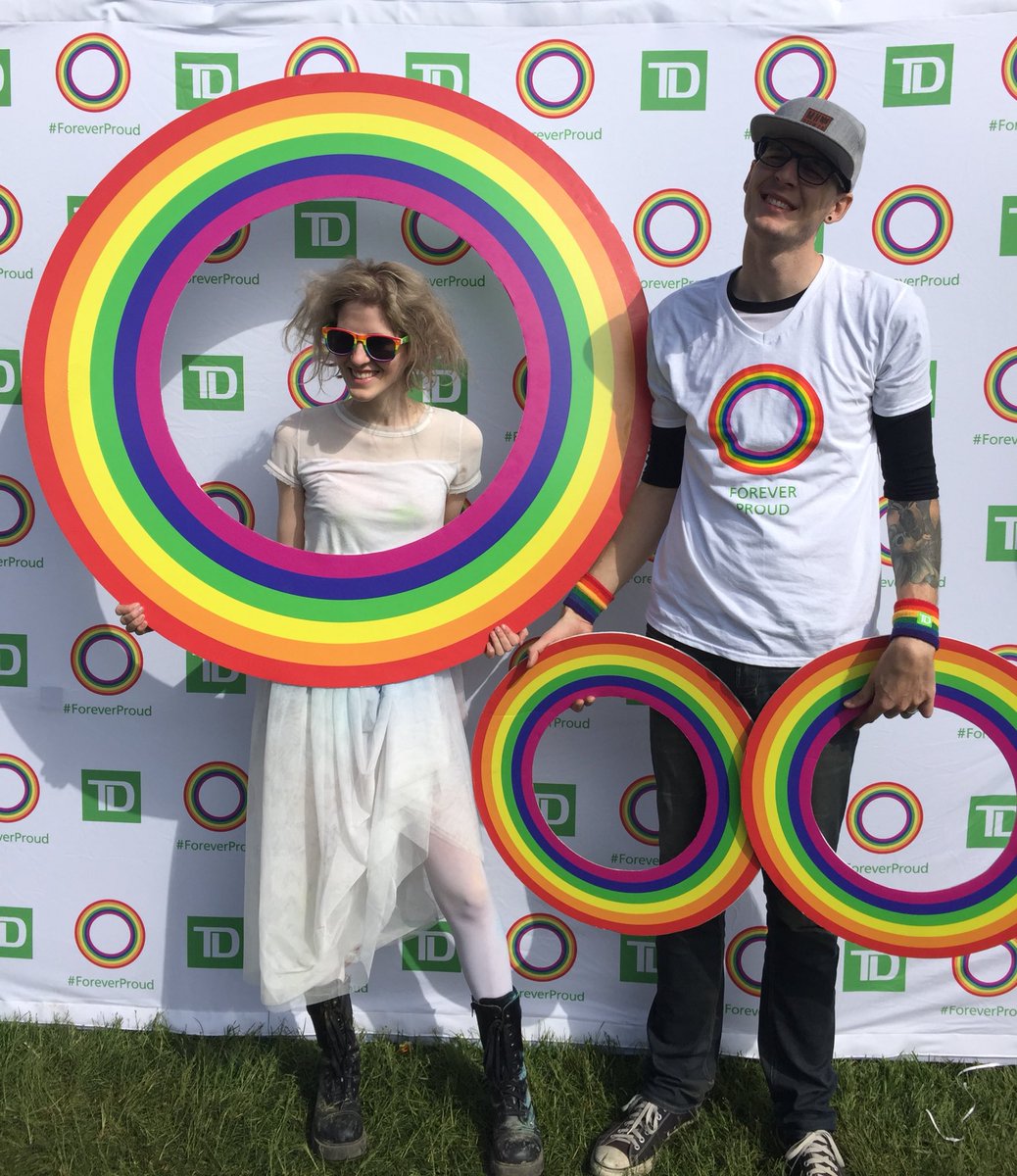 One can never have enough 🌈 🌈🌈🌈 #PartnersinPride #ForeverProud #yegpride #PrideInThePark