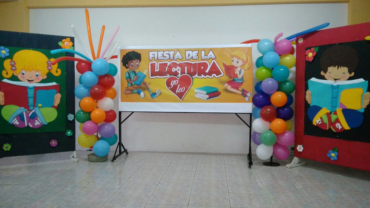 NUEVOECUADOR2's tweet photo. @Educacion_Ec Fiesta de la lectura YO LEO jornada matutina EGB Fiscomisional  "NUEVO ECUADOR" https://t.co/cs161x7q4t