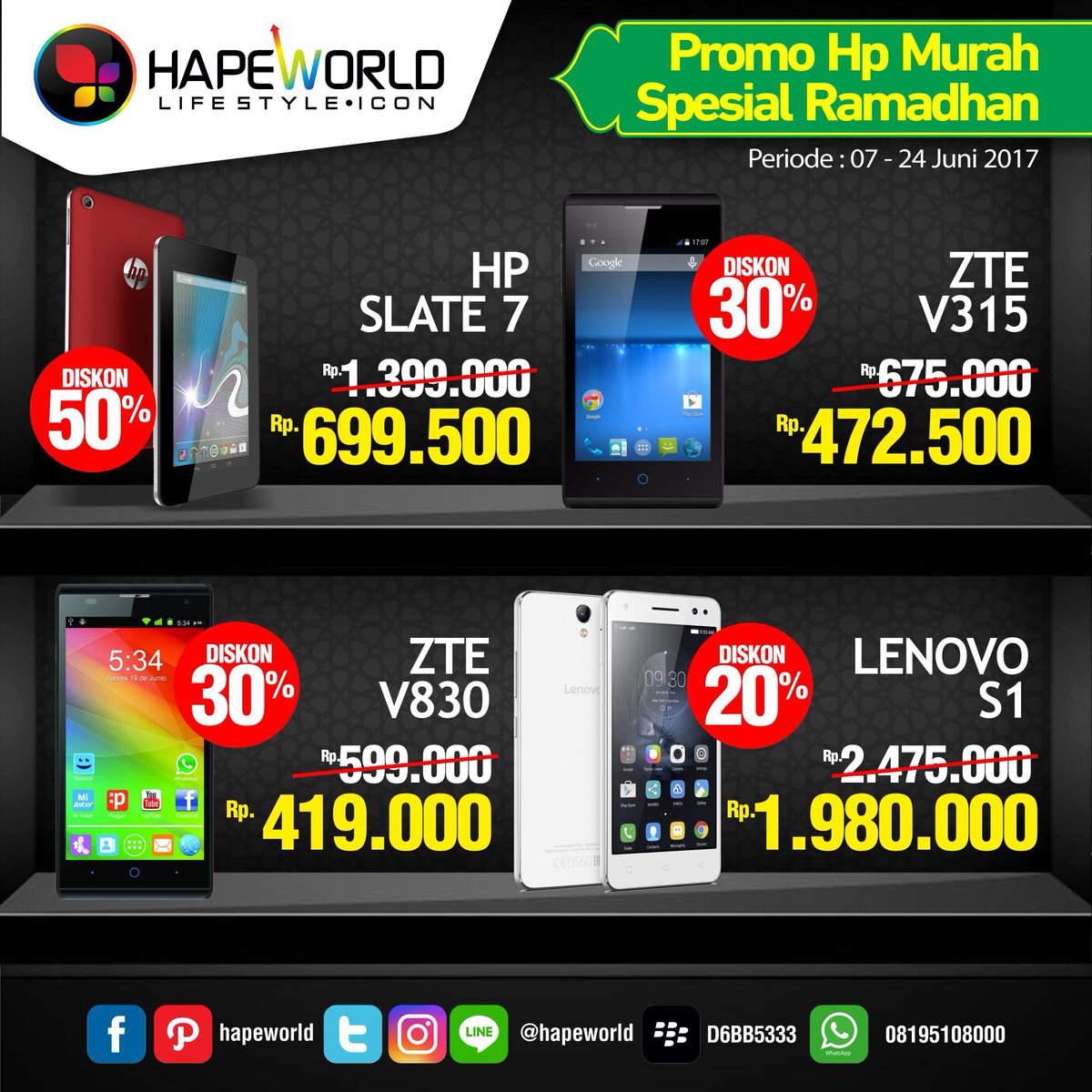 Selalu ada yg menarik Dari hapeworld nya ya kan..? Buruan kunjungi all store <a href="/hapeworld/">Hapeworld</a>