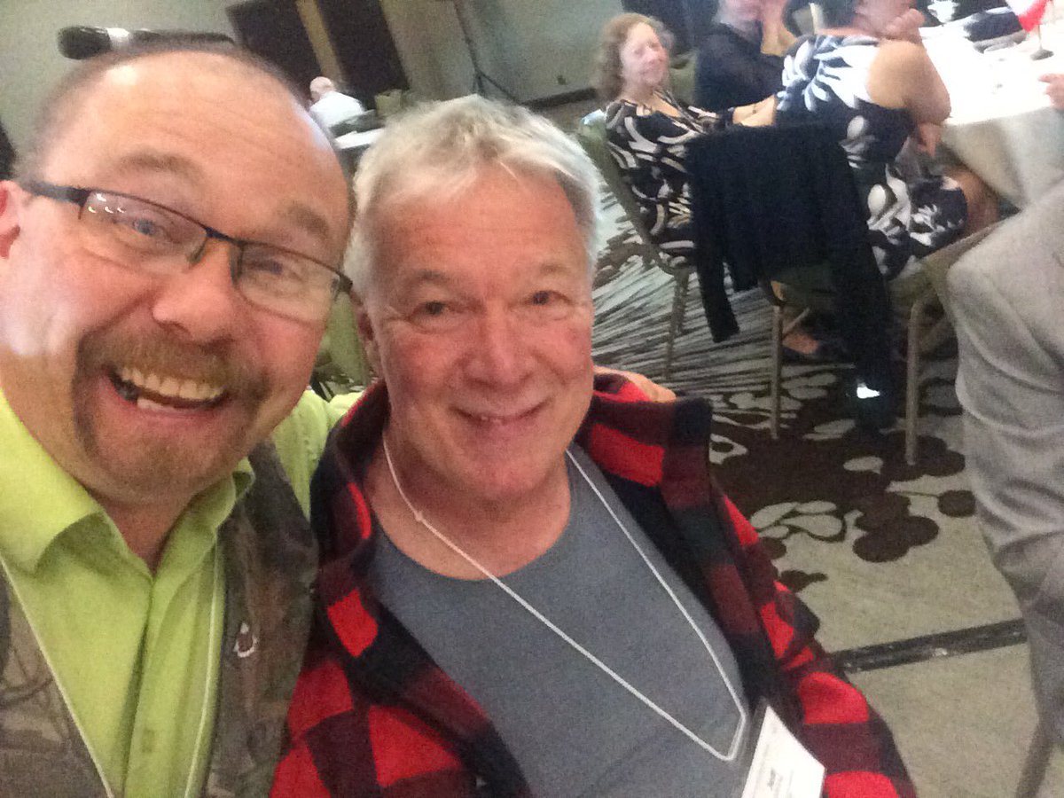 mannisto72's tweet photo. Tonight we said "so long", never good bye, Ontario's Education Champion Gail Anderson &amp; Ontario's Education Gentleman Jeff Sprang #OPSBA2017 https://t.co/WxRh2VvZNf