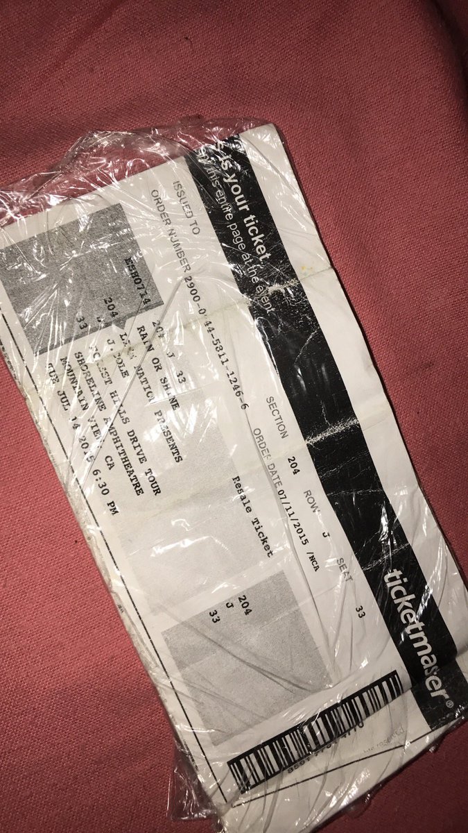 ashonte_r's tweet photo. My #2014fhdtour ticket vs. my #4YEOTour ticket !  I'm seeing Cole on the exact same date as I seen him on the Fhd tour!!!! July hurry up 😭 https://t.co/BRai9eHGXt