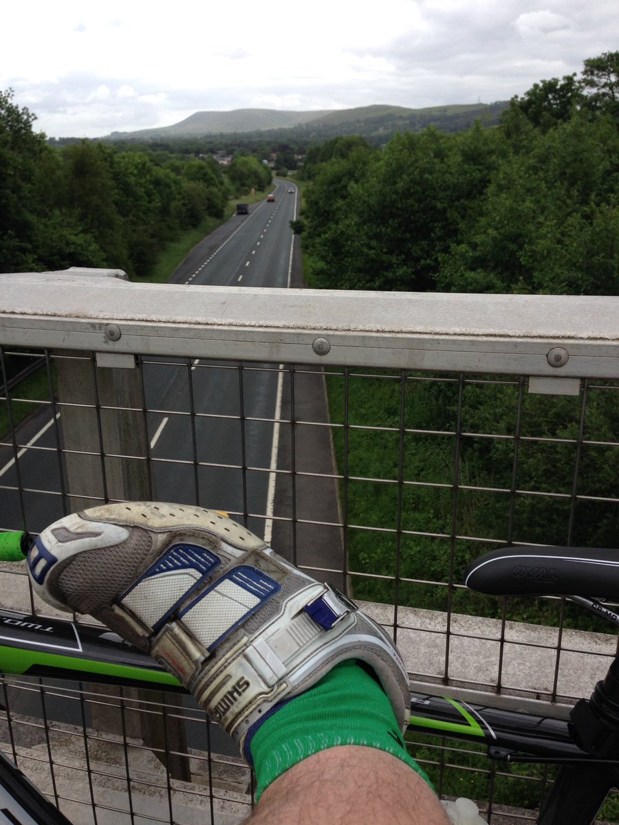 #toursockselfie - nailed the intermediate sprint on my ride in Ribble ...