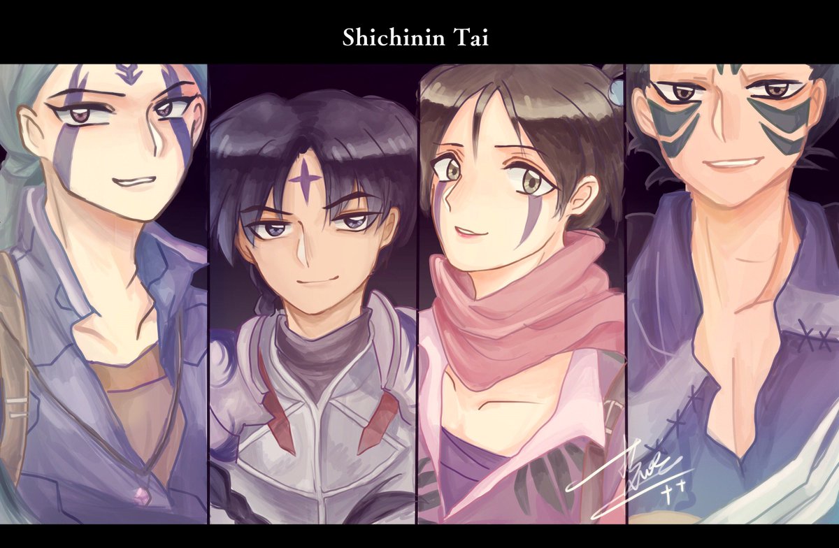 深泽幽on Twitter 其他風格的傭兵七人隊 煉骨蛮骨蛇骨睡骨