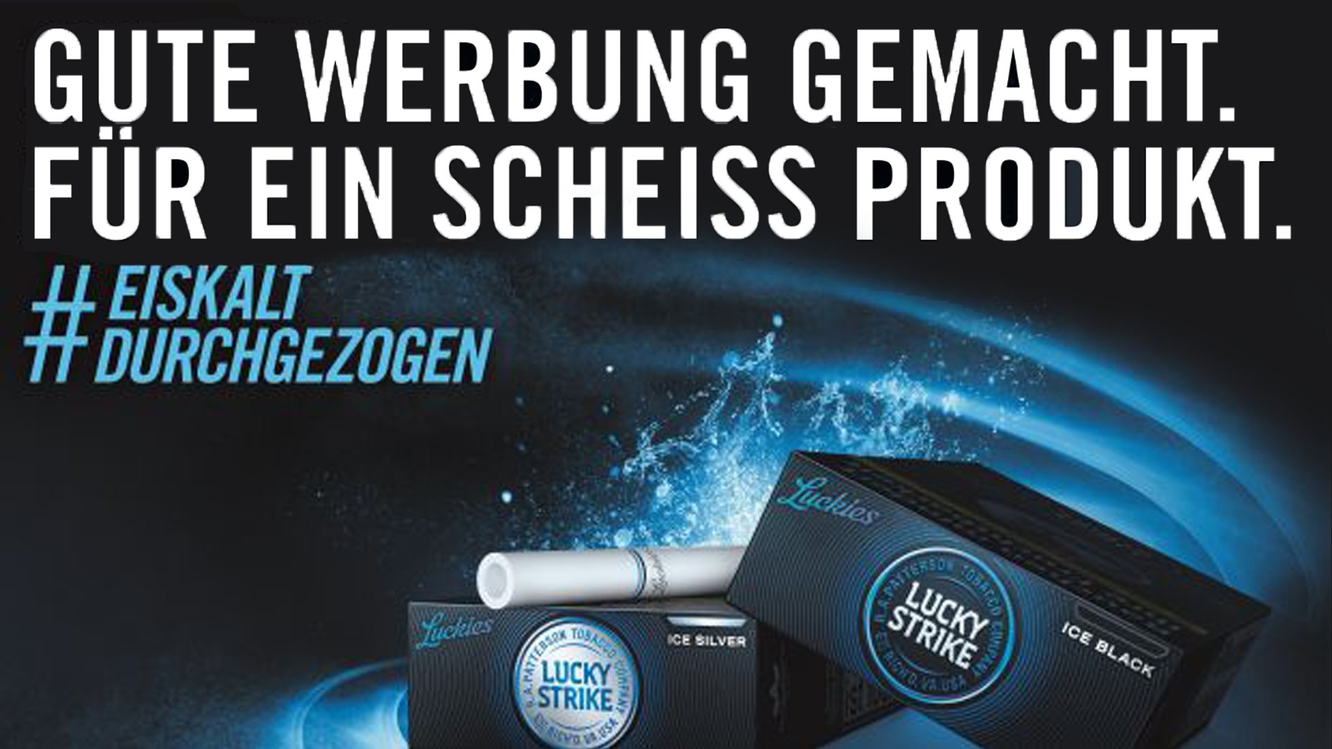Hendrik Jelen Wort Zum Sonntag Eiskaltdurchgezogen Luckystrike Werbung