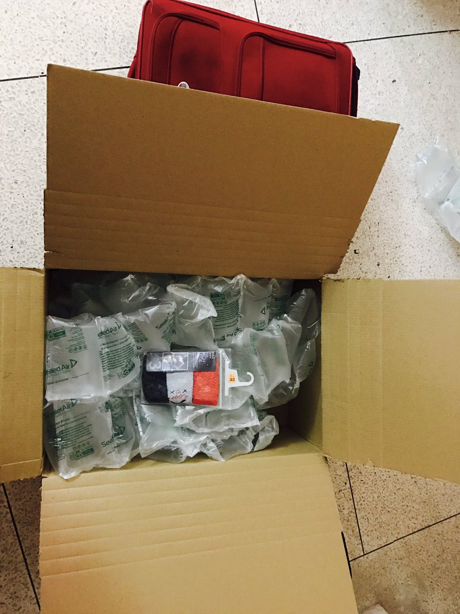 whywhywhy_how's tweet photo. This is CRIMINAL- @amazonIN should fire the person who packed a small packet of underwear in this carton. @JeffBezos #ThinkOfTheEnvironment https://t.co/x0OnLMZTy1