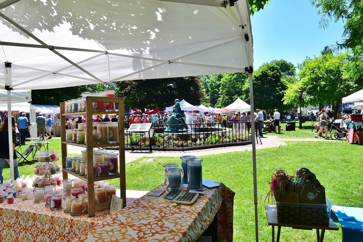 WellsboroCC's tweet photo. Just one more week until the vendors arrive on The Green for #LaurelFestival! #wellsboro https://t.co/O35YelndgW