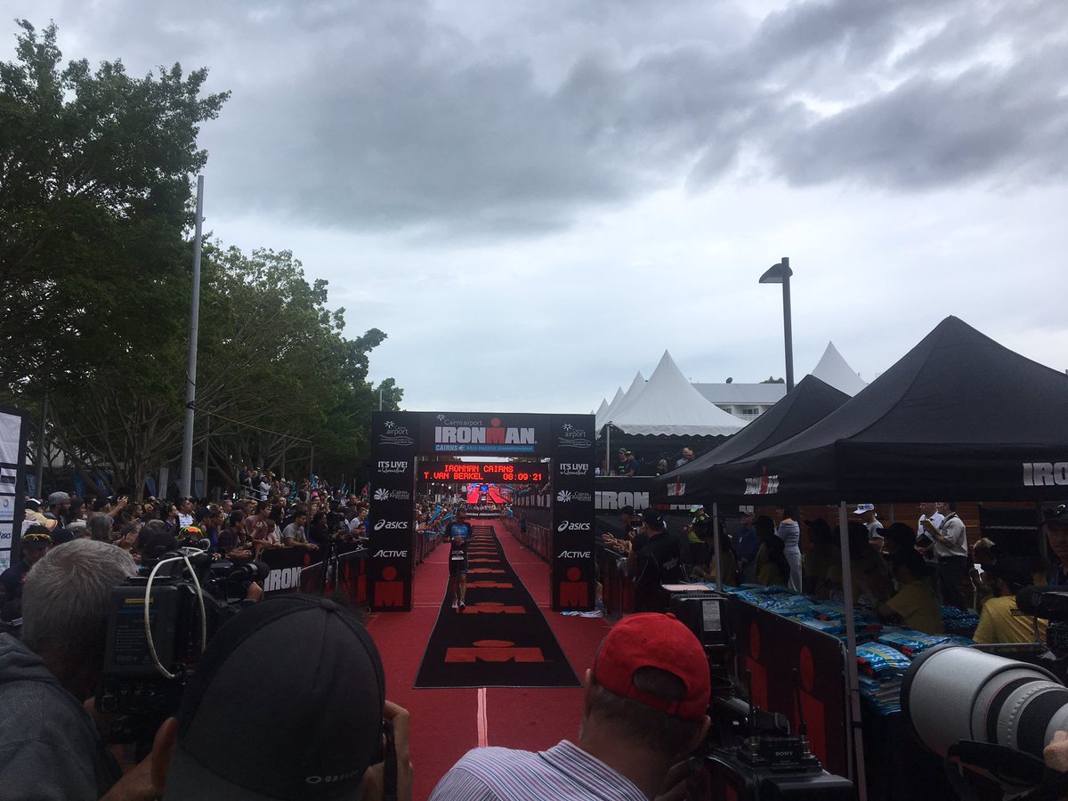 Last year's #IMCairns winner <a href="/TimBerkel/">Tim Van Berkel</a> has finished fourth <a href="/TheCairnsPost/">Cairns Post</a>