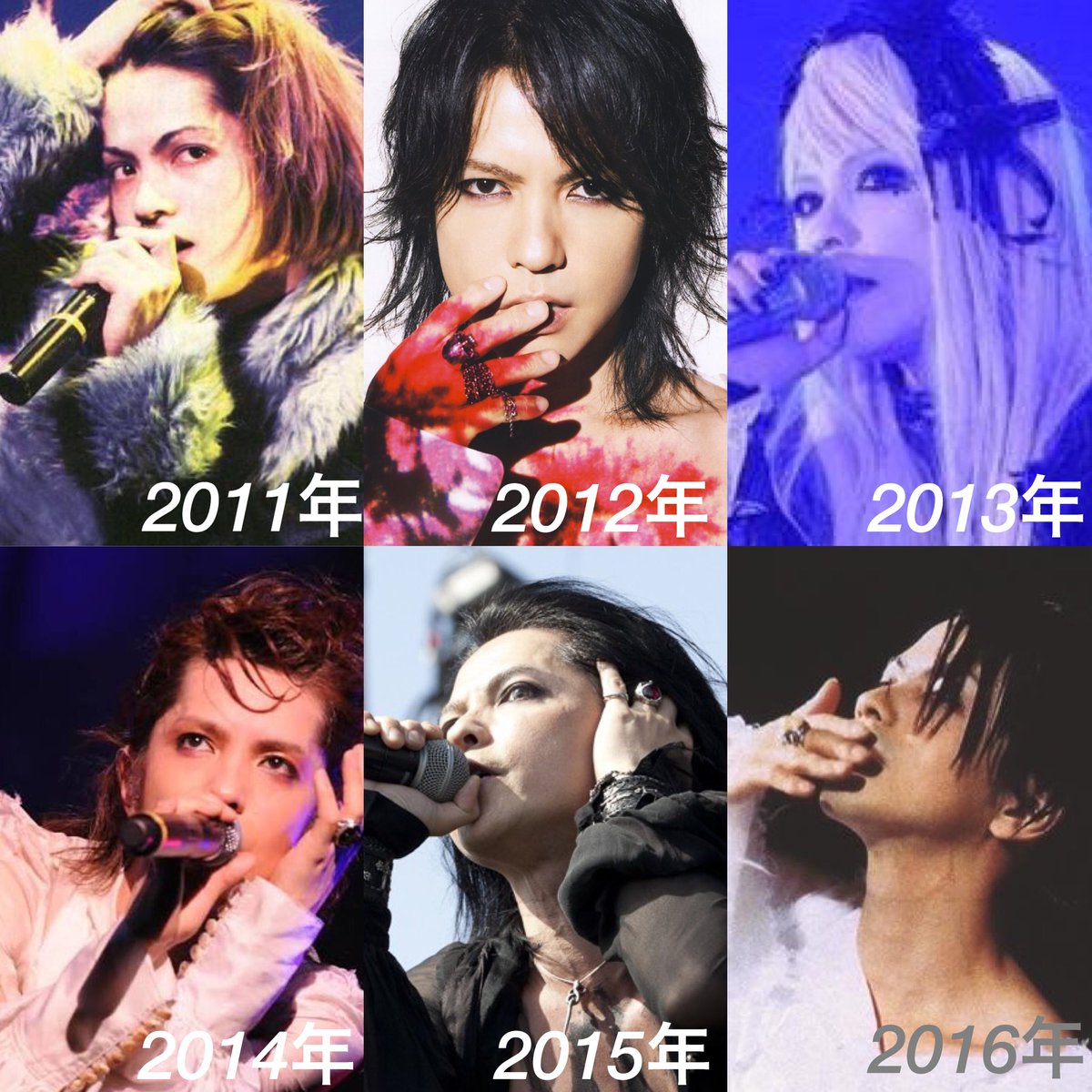 Hyde 髪型 歴代