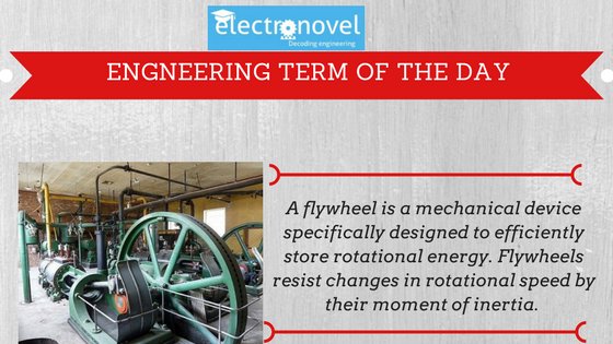 electronovel's tweet image. #Engineering #EngineeringTerm #FlyWheel #Electronovel