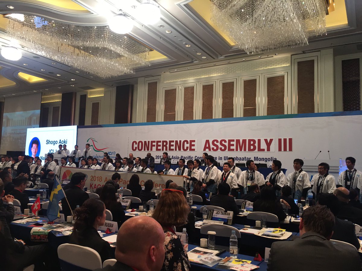 JCIAustralia's tweet photo. Japanese delegates welcomed everyone to attend the 2018 Asia Pacific Area Conference in Kagoshima, Japan. #JCITakesYouPlaces #JCIASPAC2017 https://t.co/TI2DilplYQ