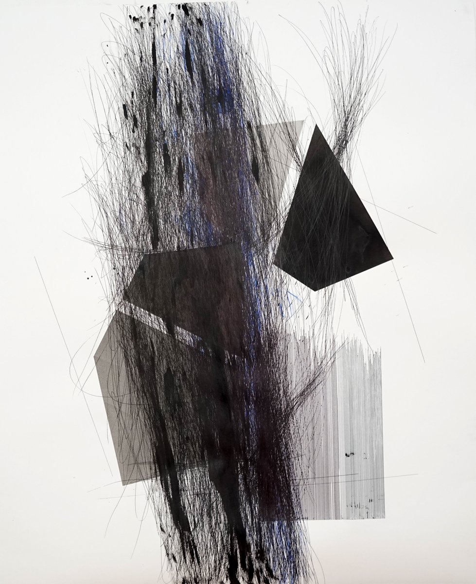 gyulasagi's tweet photo. Op. 131. ink on paper, 130x125cm, 2017 #gyulasagi #contemporaryart #geometricart #construction #deconstruction #composition #decomposition https://t.co/yQ28kt7X9x
