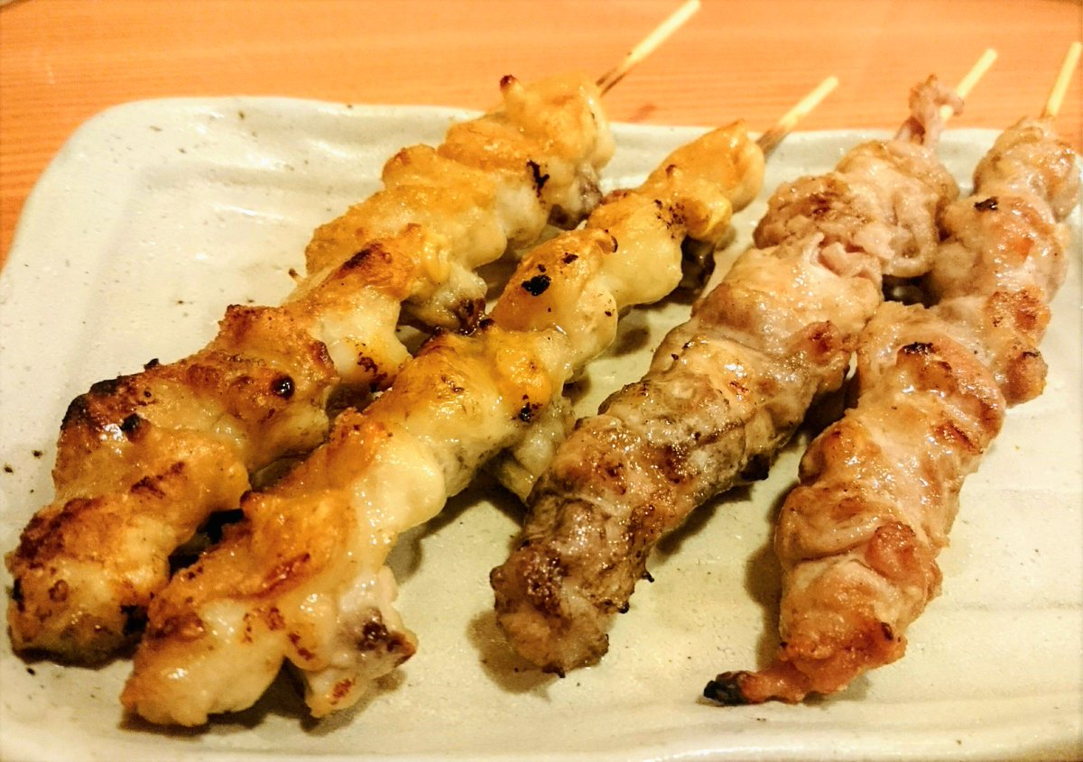 Though I truly #love #ramen so much, it doesn't mean #yakitori isn't at that level.😋 You #must #eat them in #Japan / #Tokyo! 🍶#foodie #dine