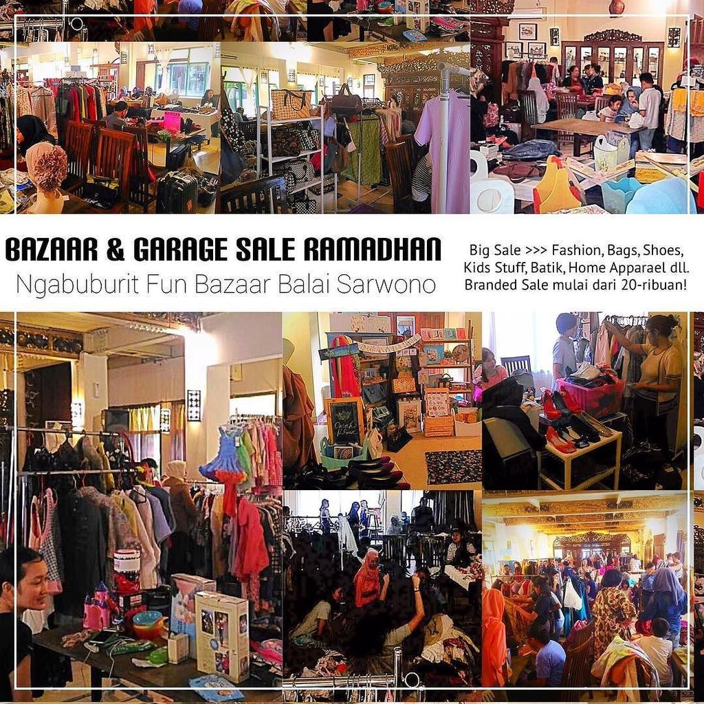 Last Day!
.
Big Sale hingga pukul 20.00 wib!
Yokk, buruan ke Balai Sarwono <a href="/balaisarwono/">Balai Sarwono</a> #balaisarwono #jogloatkemang #garagesaleramadhan #…