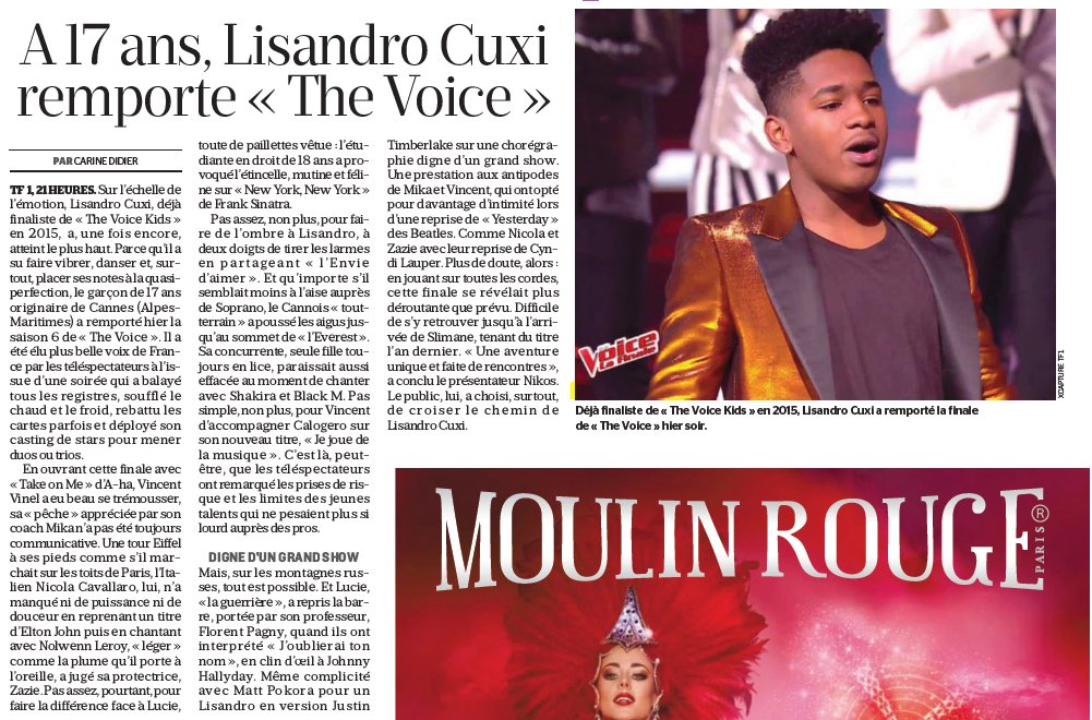 The Voice 2017 - Presse - Page 3 DCBbofGWsAAOw5W