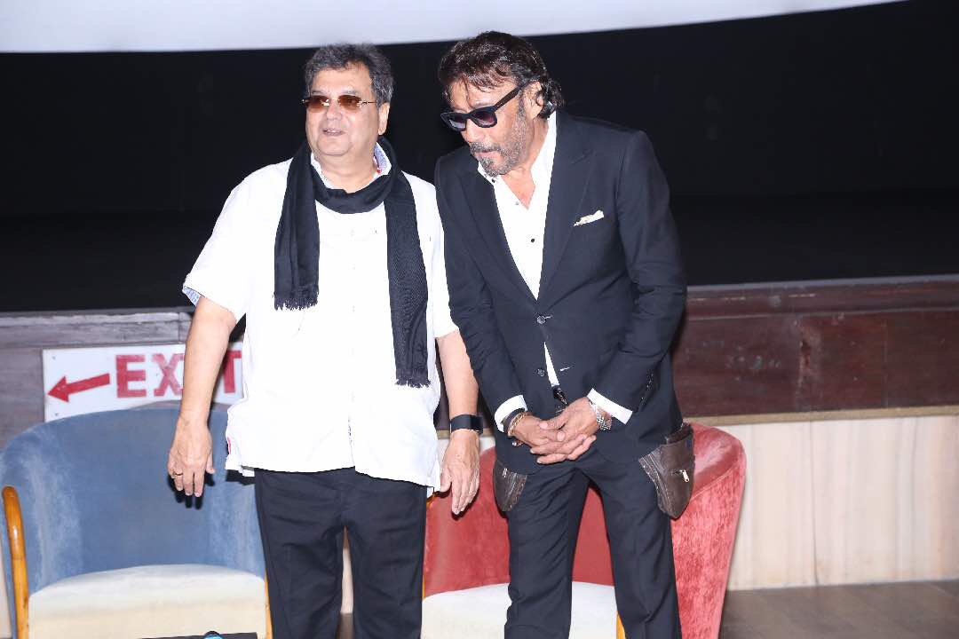 rahulpuri's tweet photo. @SubhashGhai1 and @bindasbhidu at the @MuktaA2Cinemas #ClassicsAreBack screening of #Khalnayak at #NewExcelsior @MuktaArtsLtd https://t.co/cQPAsCzAsj