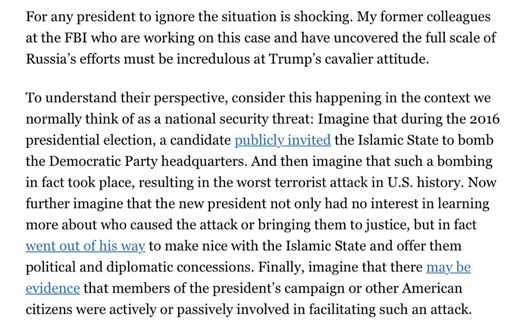 MaxBoot's tweet image. A former FBI agent offers an illuminating analogy about Trump and Russian hacking. washingtonpost.com/posteverything…