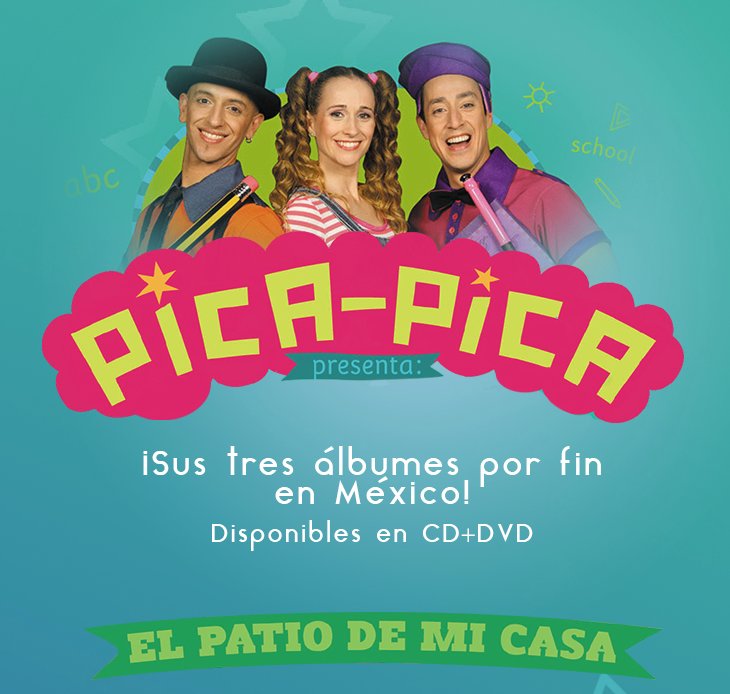 LosPicaPica's tweet photo. Ayúdanos con RT nuestros 4 ÁLBUMES a la venta en MÉXICO. CD DVD ¡Ya en MixupTeam! #méxico https://t.co/EqidpfJvz2