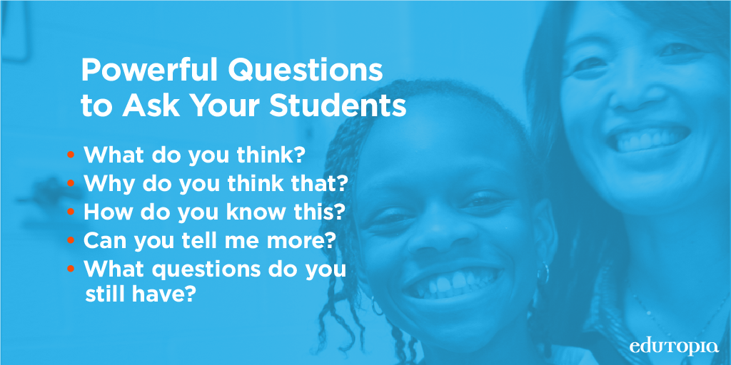 edutopia's tweet photo. Get your students talking with these straightforward, simply-worded questions: https://t.co/2jC1Eo0e8m. https://t.co/7zD61usPmy